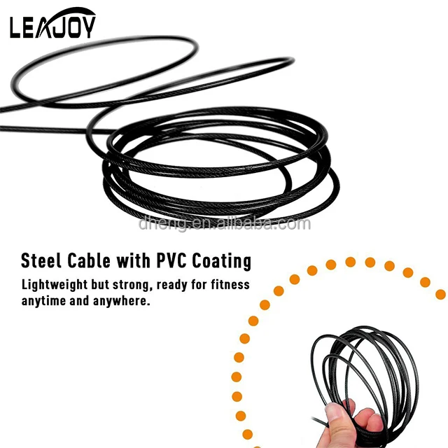 High Quality Speed Crossfit Adjustable 4 Colors Jump Rope With Bearing In Handle