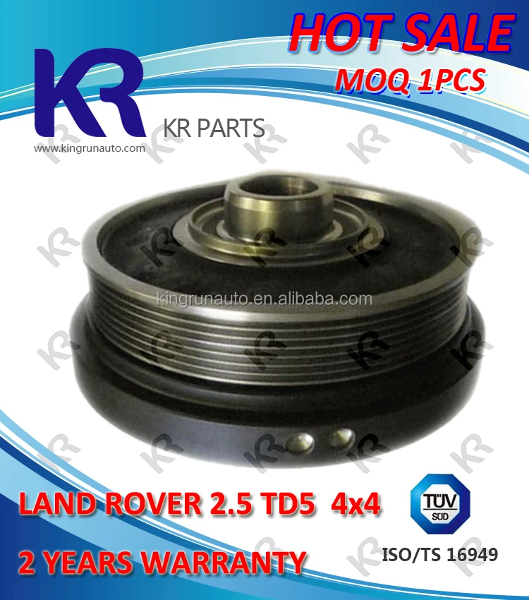 LHG100580 high quality harmonic balancer crankshaft pulley for LandRover Defender 2.5 TD5 4x4 1998-