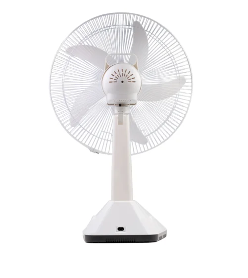 China Factory 16 inch Portable Solar Powered Table Fan Strong Wind DC & AC rechargeable Stand Fan With Led Light Solar Fan