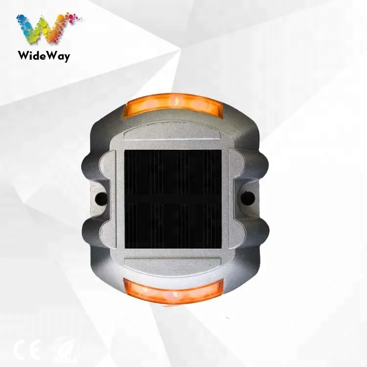 Die-casting Aluminum reflector road stud solar warning road marker