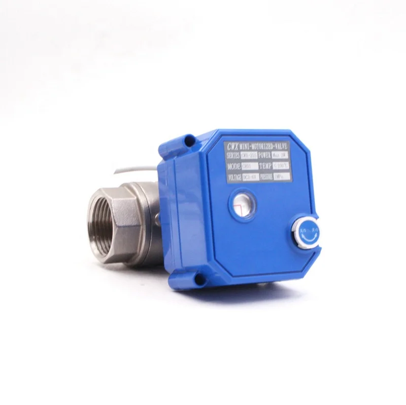 stainless steel 304 motorized valve manufacturer electric water valve mini electric actuator water control ball valve