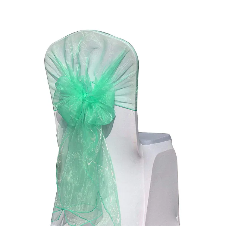 Organza Hood Sashes Chair Sashes/Bows Hoods sash for Wedding/Chair Sashes