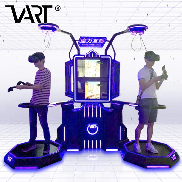 
VART Popular Double Players VR Space Walker Shooting / Skiing / Battling Vr Simulator Game Machine 
