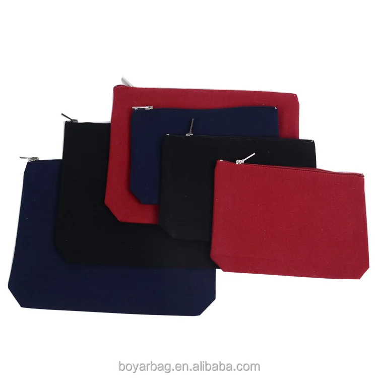 В наличии, простая холщовая косметичка, черная косметичка