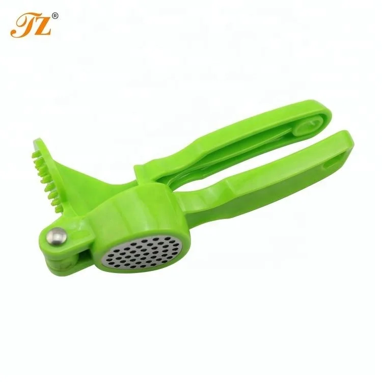New Design Colorful Plastic Garlic Press for Kitchen Supplies
