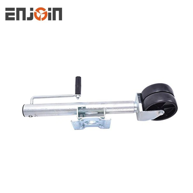 ENJOIN 1500LBS Marine Swivel Swing Down Trailer Jack with Wheel