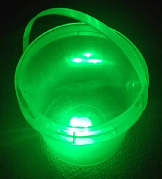 LED Light-Up Halloween Plastic Candy Bucket
