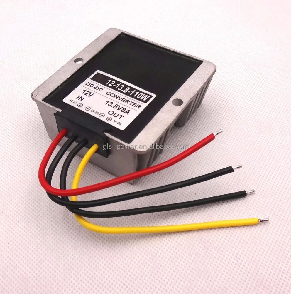 DC DC converter 12V to 13.8V 8A voltage converter
