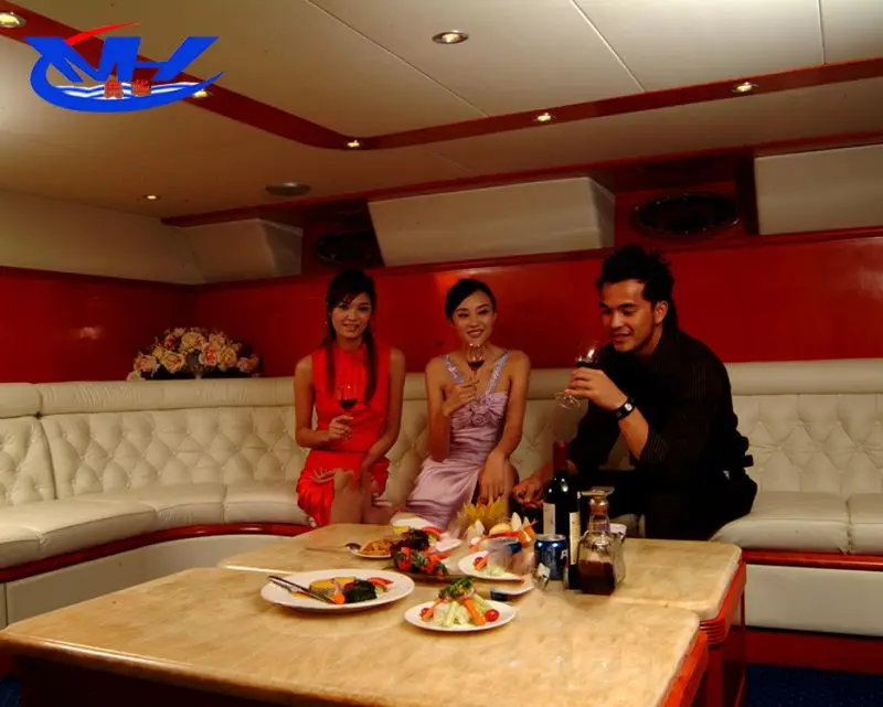 
12 Person Fiberglass Hull Fishing Yacht with CE approval 