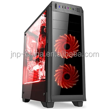 Акрил панели игрового ПК gamig случае поддержка 3 фронтальные вентилятор