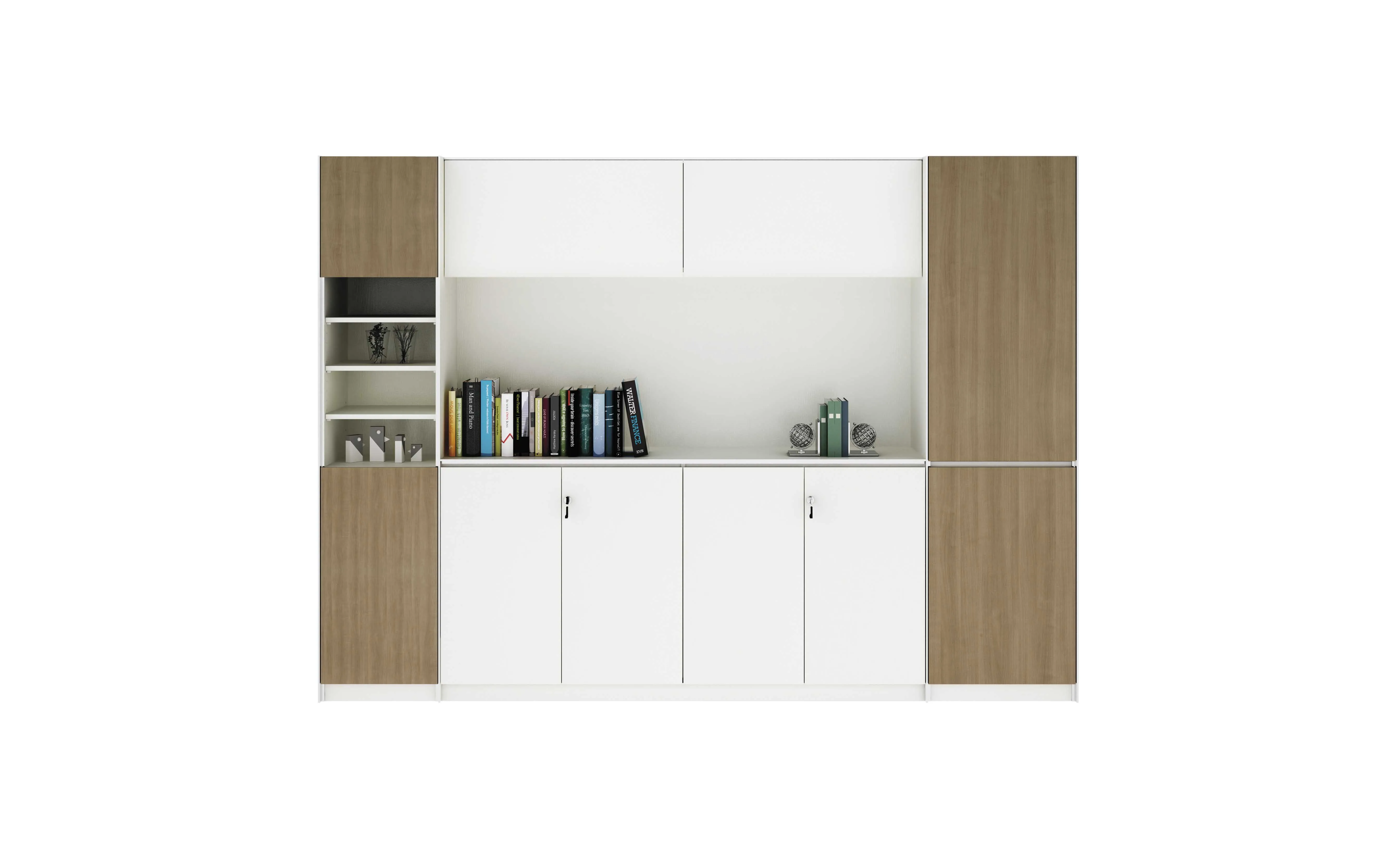 
Wooden Office Cabinet File Storage Cabinet Low File Organizer Office Supplier 