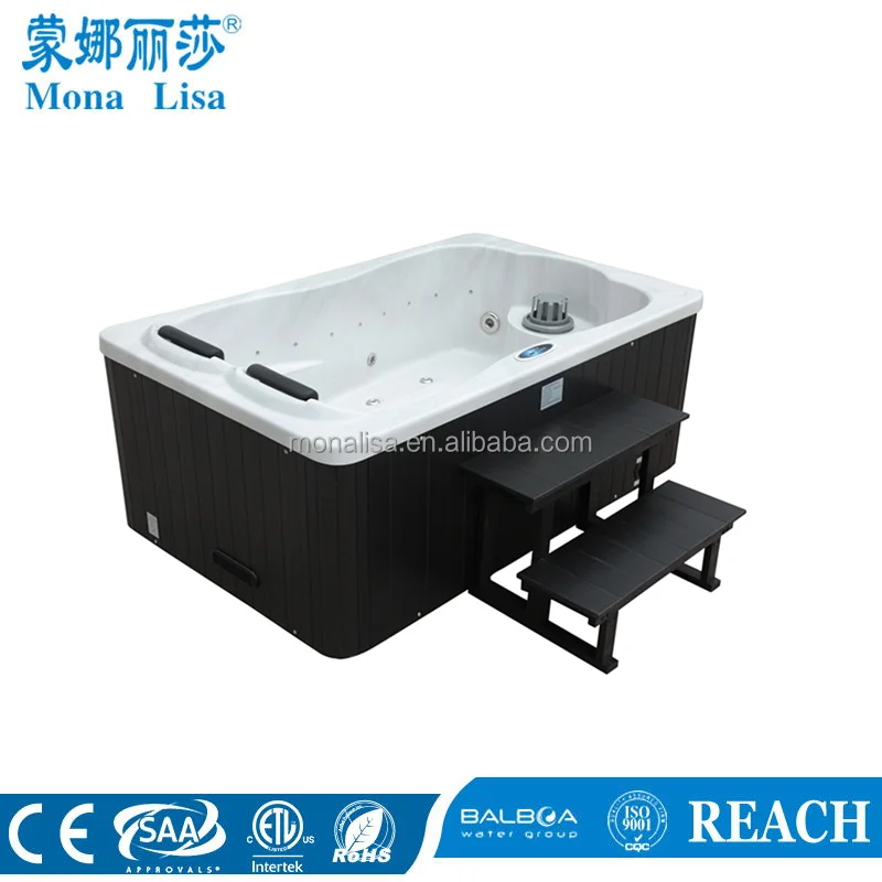 Hot Sale Bath Tub Spa Relaxing Monalisa M-3374 Outdoor Massage Reversible Whirlpool Bathtub Freestanding Hydromassage Optional