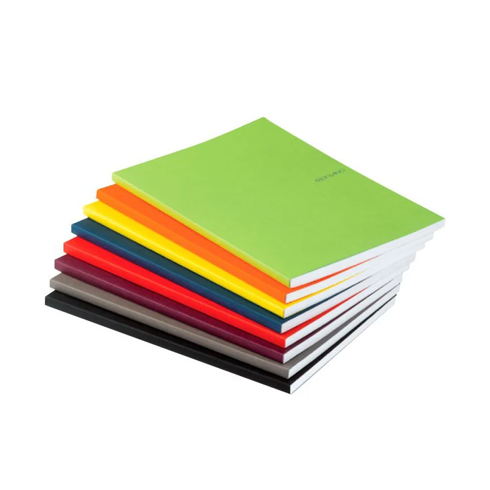 High quality custom debossed logo leather notebook notepad