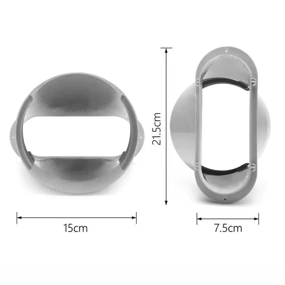 
Adjustable Window Sealing Plate Splint Baffle Suitable And Interface for Diameter 13 CM Exhaust Hose 