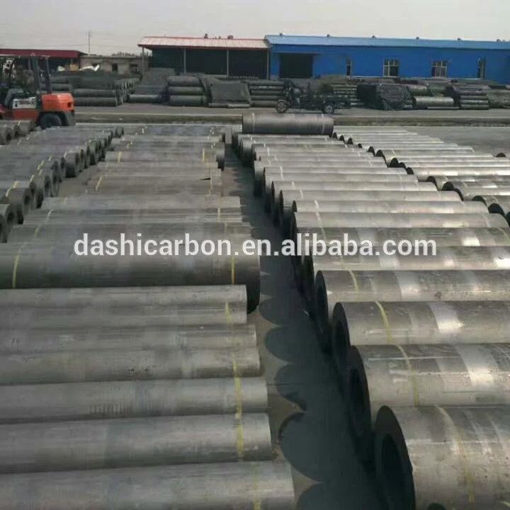 Dia.400-450mm HP UHP grade graphite electrode for steel production in arc furnace in stock