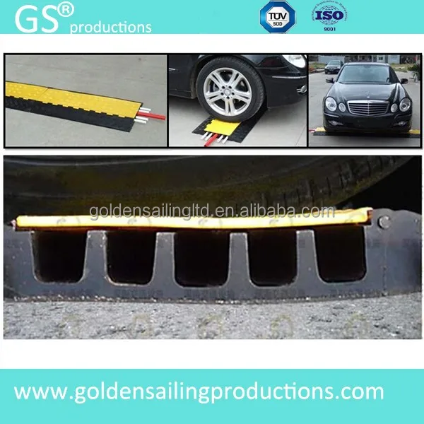 5 Channel cable cover, cable ramp for event cable protection