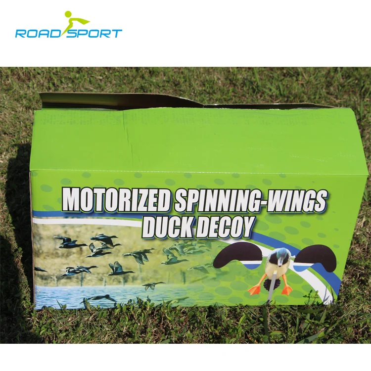 
Duck motorized decoy hunting with magnetic wings 