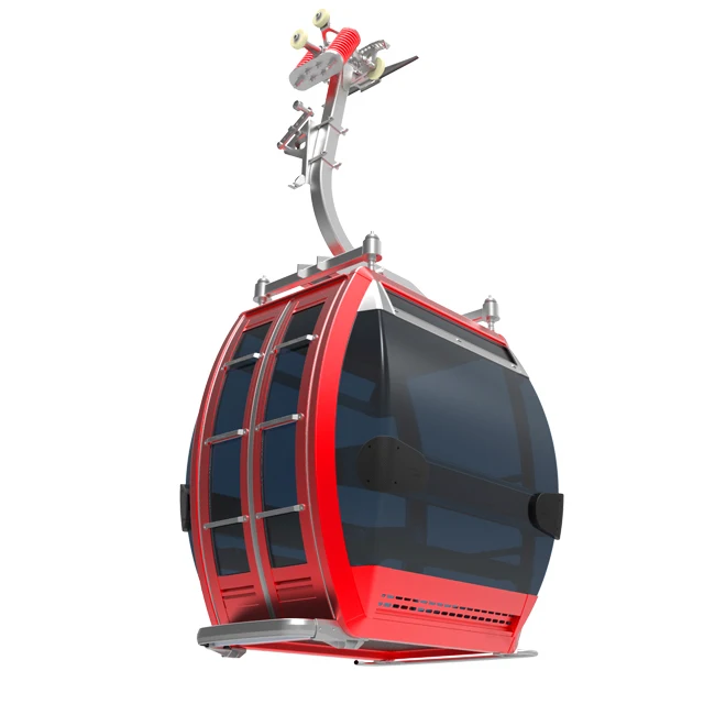 
Detachable clamp ropeway Ropeway fixed grip type Pulsatile Mountaineering skiing Manned crane High altitude sightseeing tour 