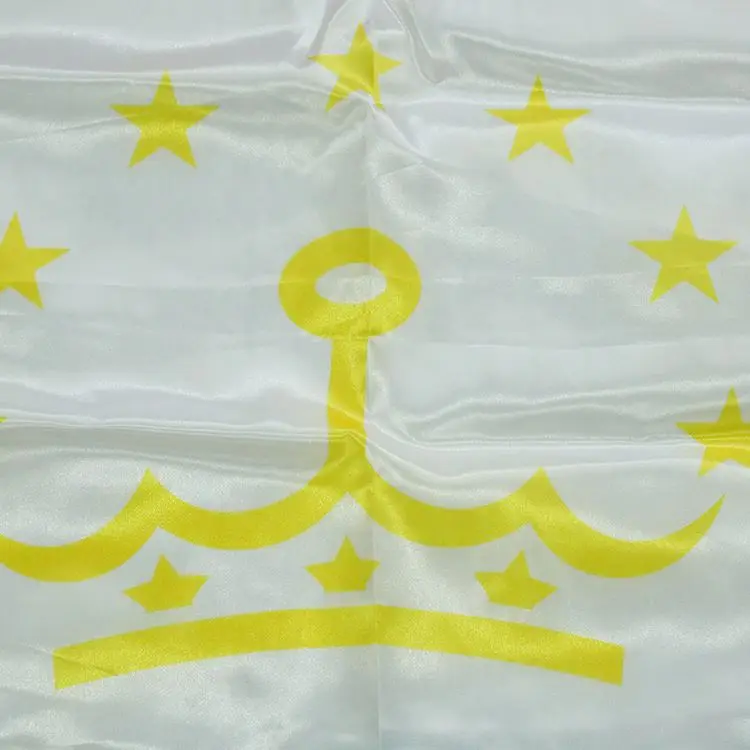 Custom logo clear printing green white red stripes cheap price for outdoor advertising banner flag