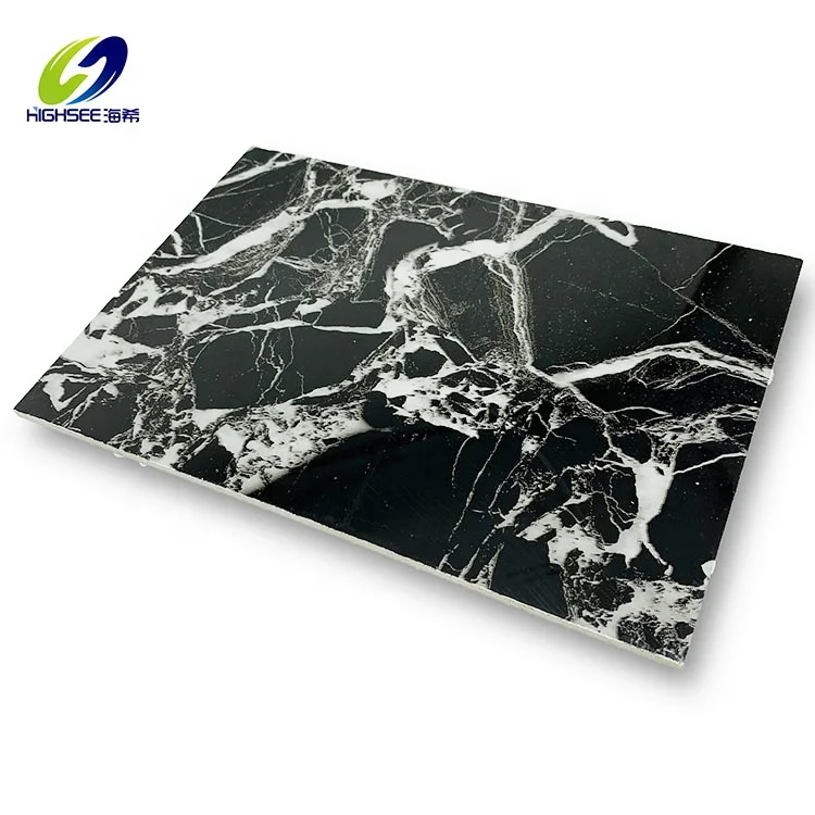 1220*2440*2MM3MM4MM5MM Marble Textured and Wooden Design PVC Sheet