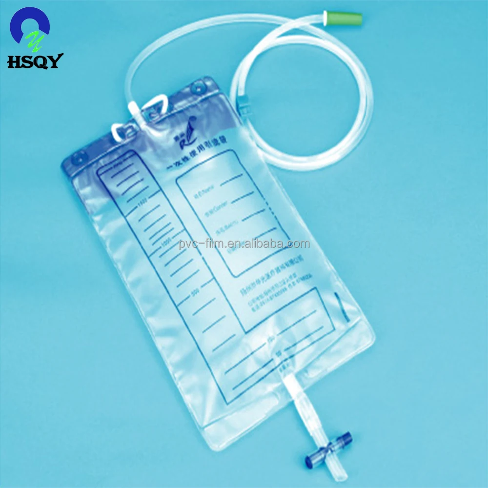 Super Clear Transparent PVC Flexible Film for Urine Bag