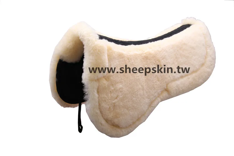 100% Genuine Merino sheepskin saddle pad set