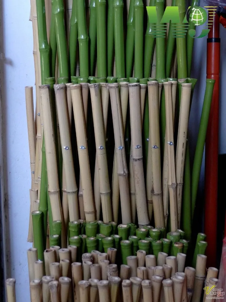 WY-180 Decorative Artificial Plastic Expanding Bamboo Fence For Gardens