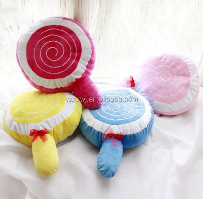 Plush Lollipop Custom Plush Toys pillow soft toy pillows Sugar-loaf Plush Toy Lollipop Plush Doll