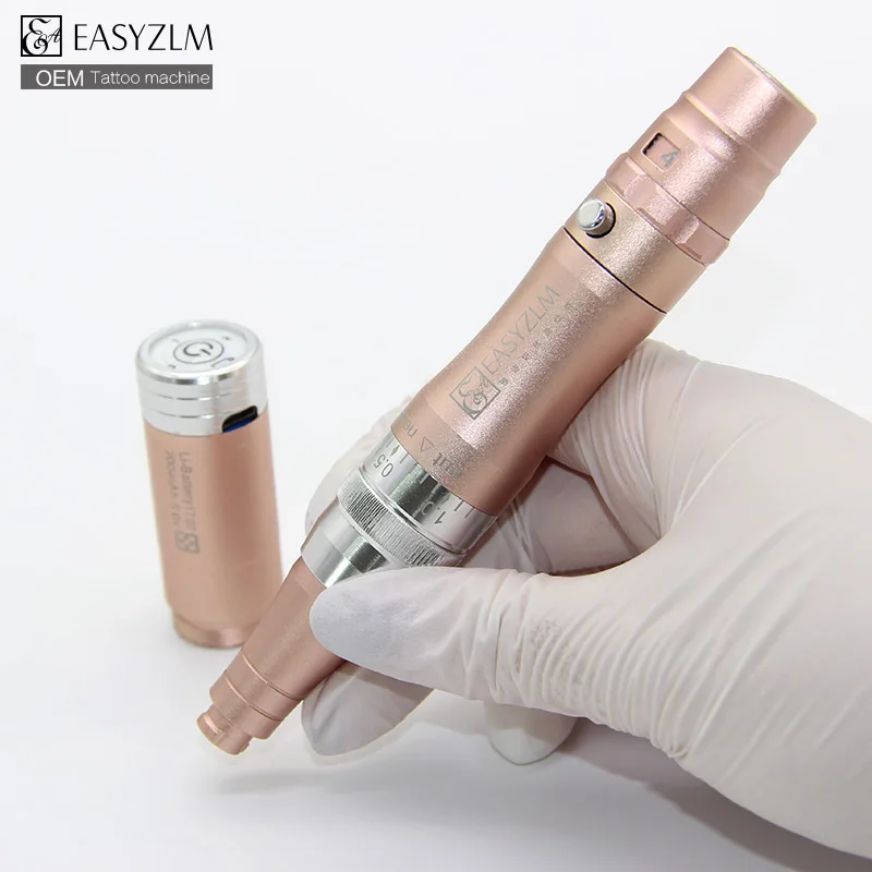 Перманентный макияж розовое золото цифровая ручка Pmu