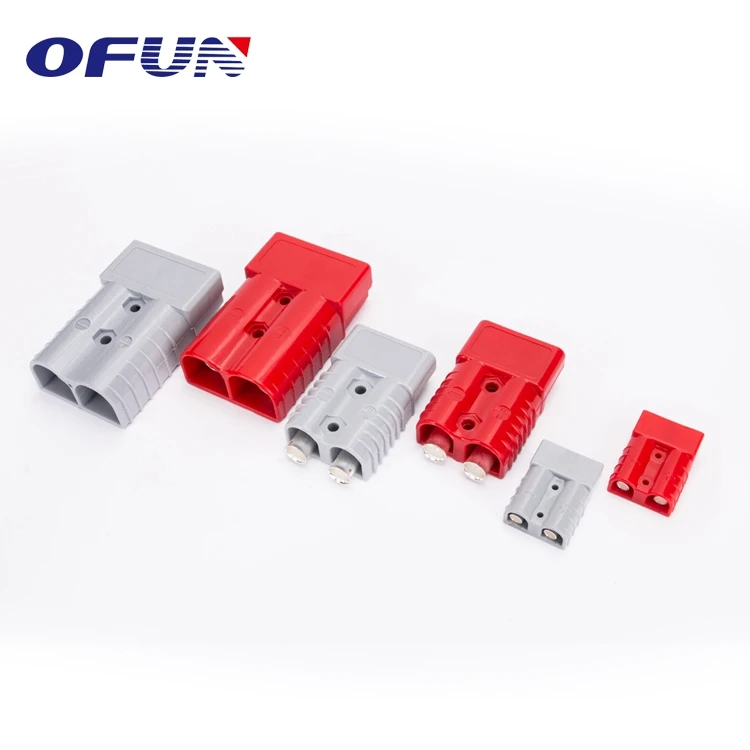 OFUN 50A/175A/350A Male Female Electrical Power Plug 2 Pin Low Voltage Connector