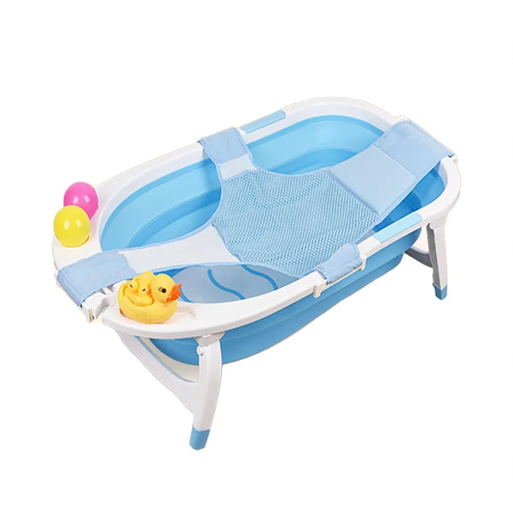 children size portable folding plastic baby bath tub