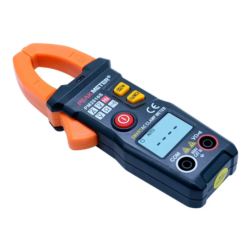 Dual Display 6000 Counts Auto Range AC Digital Clamp Meter with Clamp Frequency Test PM2016S