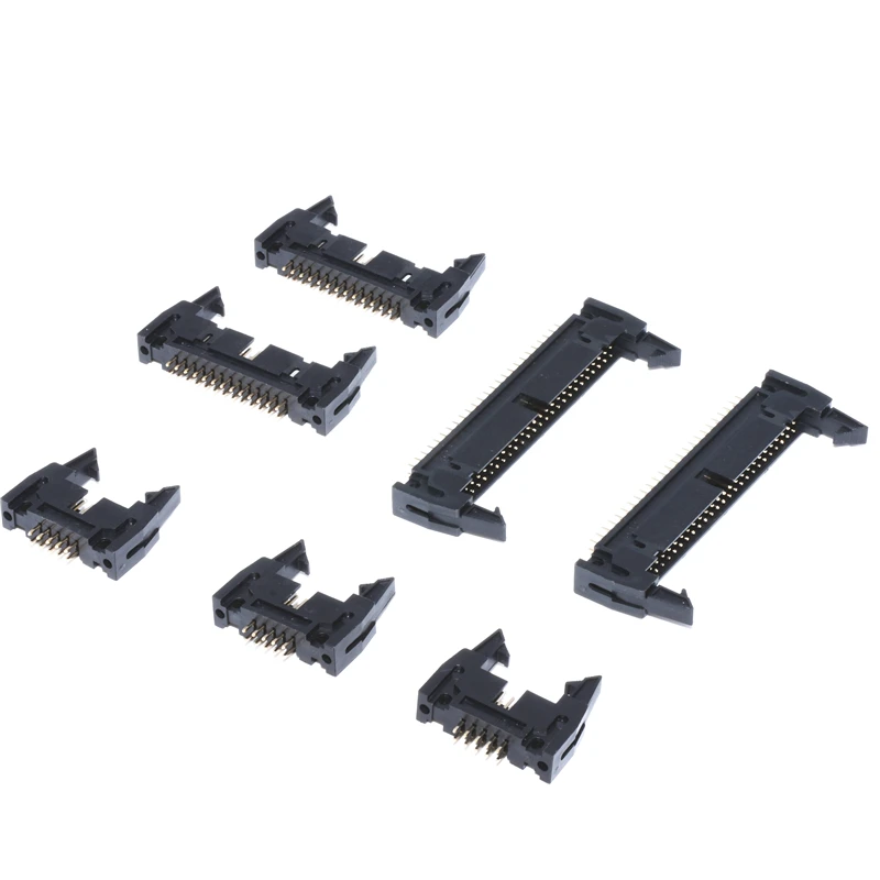 2.54 mm straight 40 Pin Box Header with long latch  PCB /DIP Connector