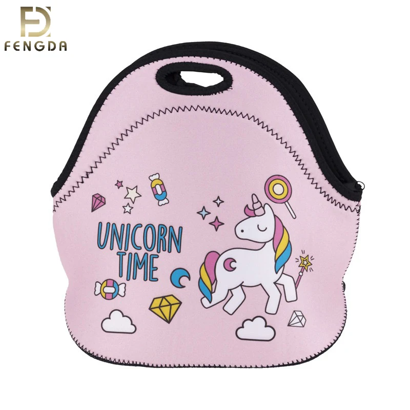Top selling Personality reusable light weight sublimation lunch bag
