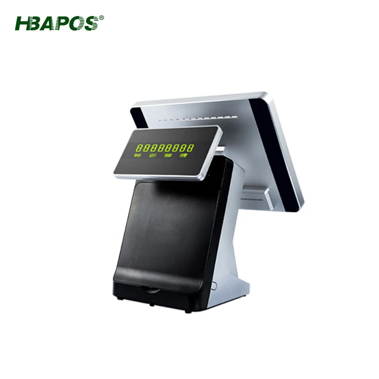 Electronic cashier machine  Restaurant POS System All In One Touch Screen Cashier HBA-Q17D