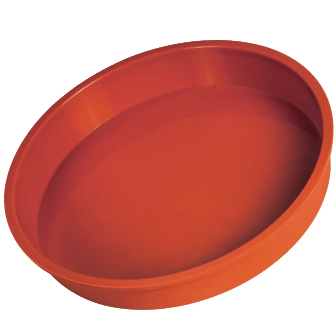 big size round cake mold silicone pizza baking pan