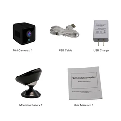 Скрытая мини-камера VESAFE 1080P h.264 + HD беспроводная Wi-Fi ip-камера ночного видения с высоким