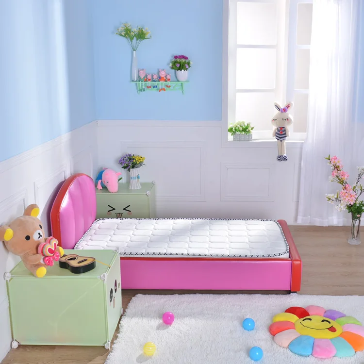 Dongguan factory wholesale upholstery bed for kids