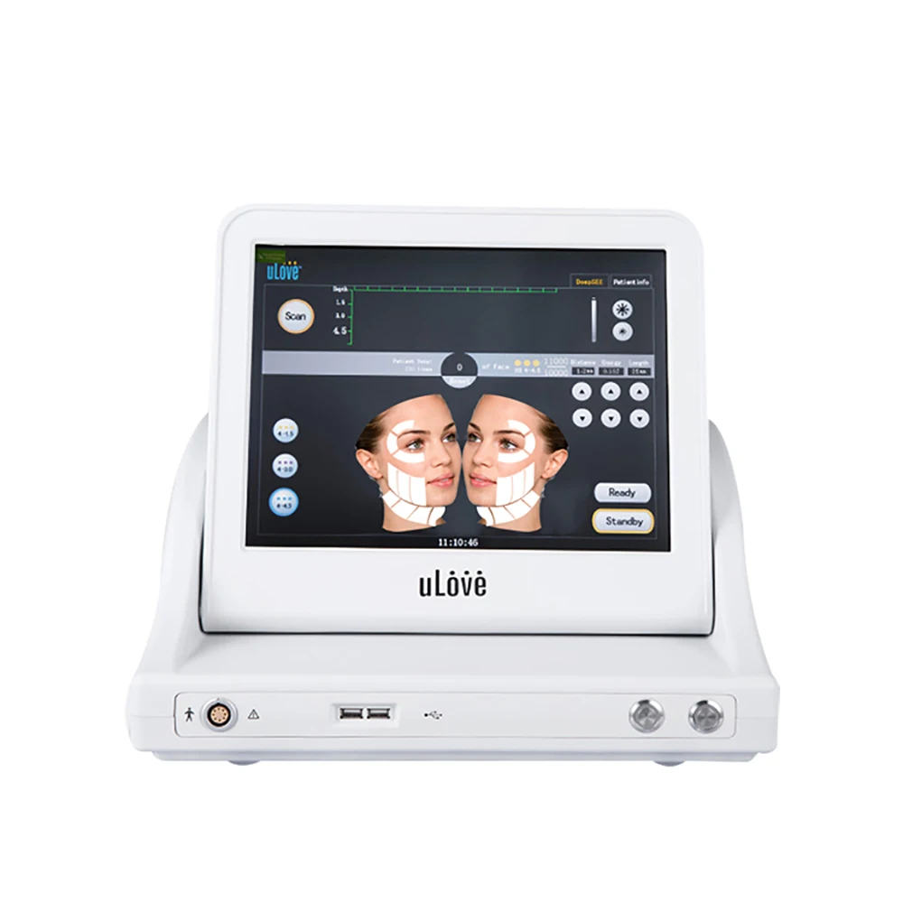 Best price 10000shots portable hifu 8d anti-aging ultrasound face lift machine korea 7D hifu mini