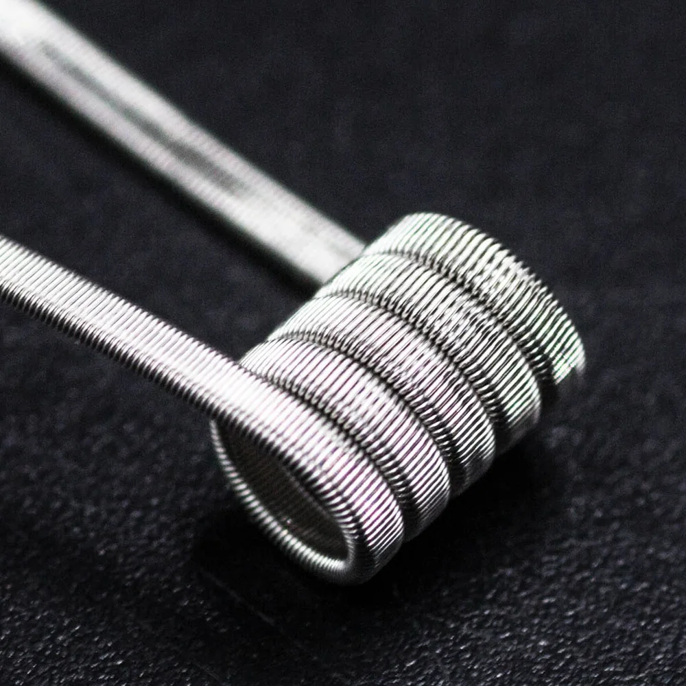 NK nichrome 90 resistance wire electric coil wire 28GA triple fused clapton pre made coil for vape mod