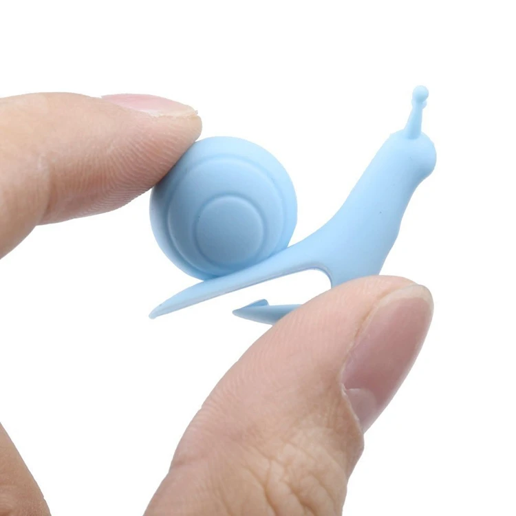 Fulian Factory direct sales silicone snail tea bag holder