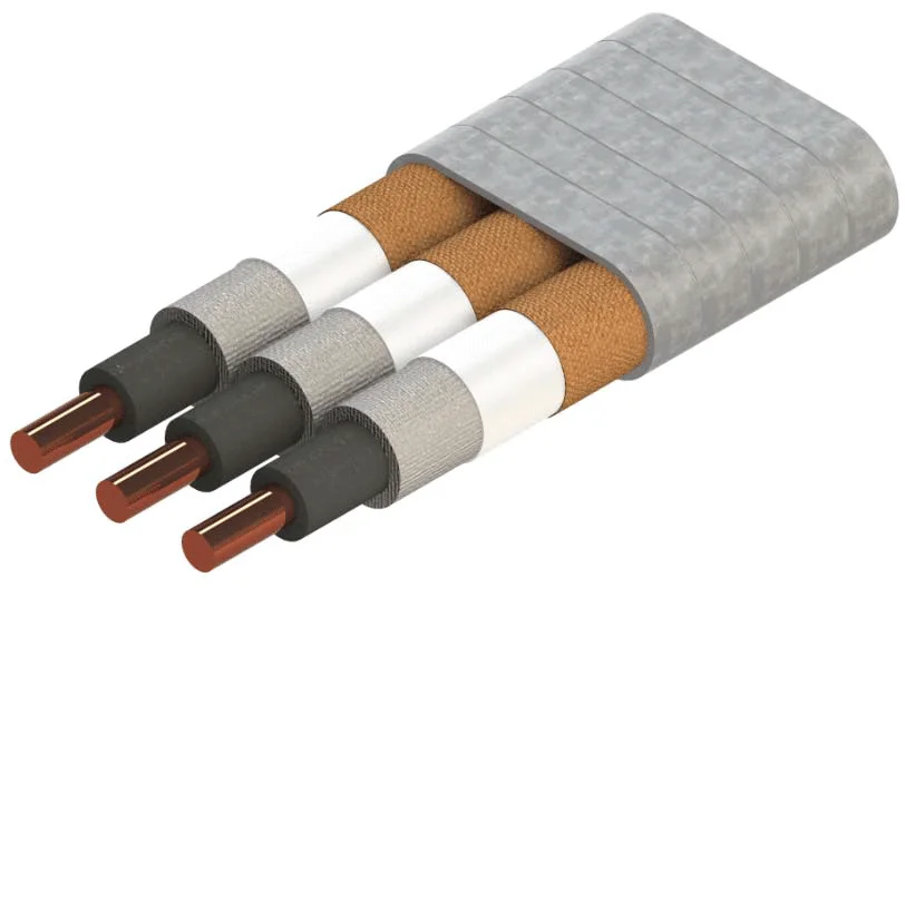 
Electric Submersible Oil Pump Power High Voltage ESP Flat Cables 