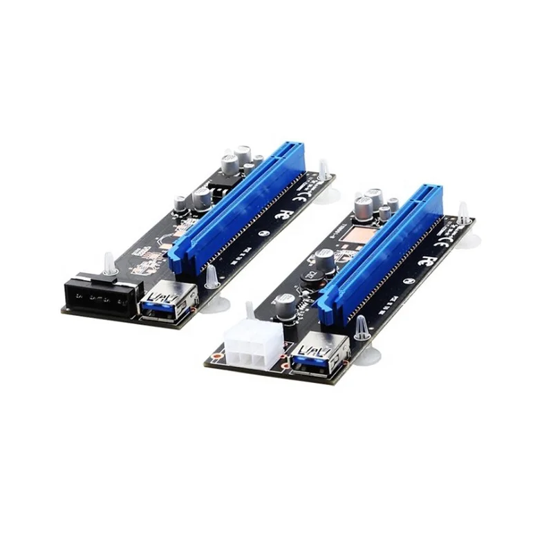  DIEWU pci-e 1x до 16x подступни кабель 6-контактный разъём питания usb3.0 60 см bitcon