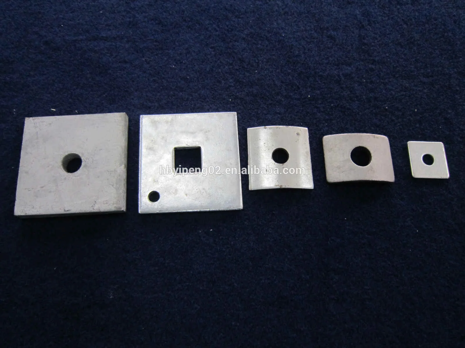 Hot dip galvanized Square Flat Washer for Pole Line Fasteners