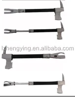 Manual forcible pry axe hooligan bar
