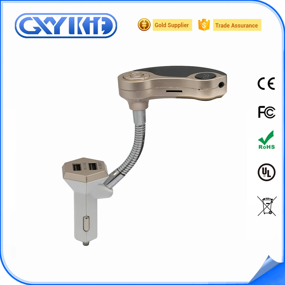 АВТОМОБИЛЕЙ GT86 Fm-передатчик Bluetooth Dual USB Автомобильное зарядное устройство Bluetooth FM Передатчик