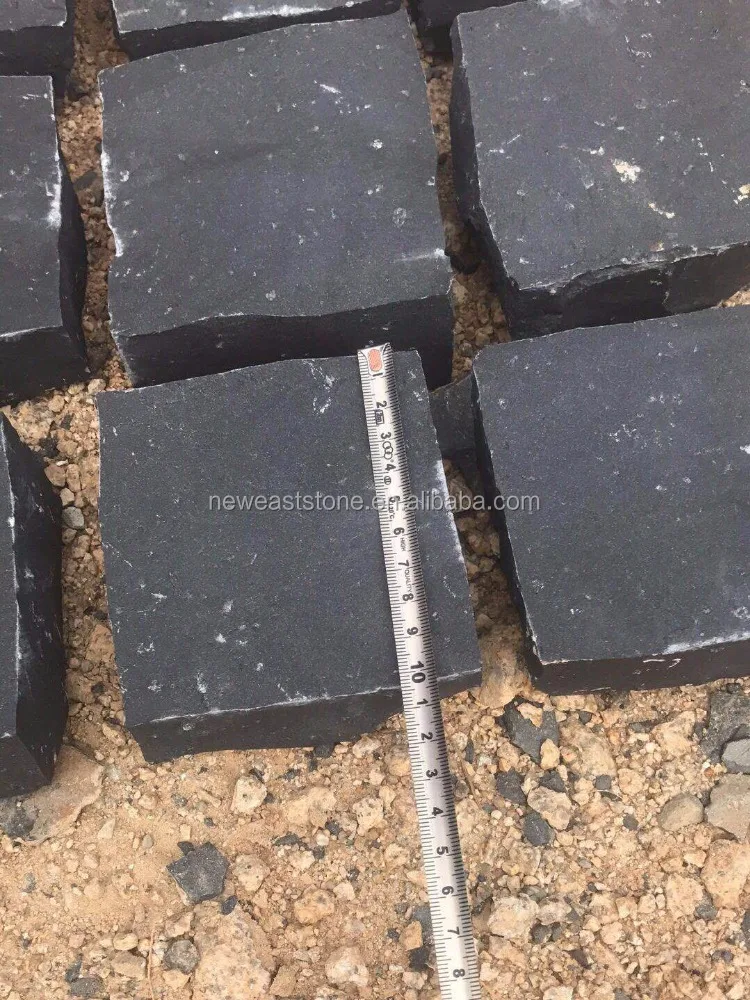Cheap Basalt Black Cobblestone Paving