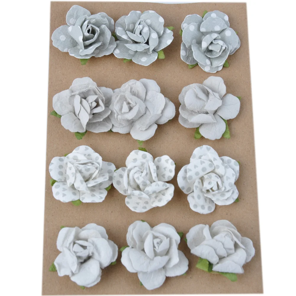 trendy professional 12pk mini paper flower set
