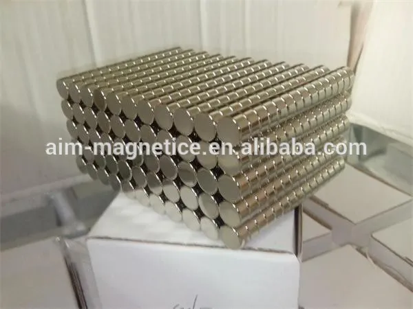 высокое качество сильной неодимовый цилиндр магнит для продажи