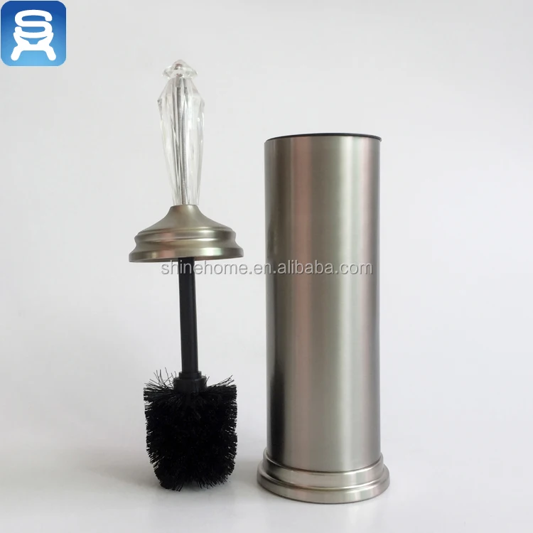 
bathroom accessory metal hotel toilet bowl brush holder bronze plated antique style 